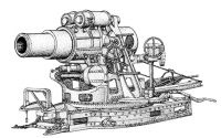 Risszeichnung M11 30,5 cm Mörser